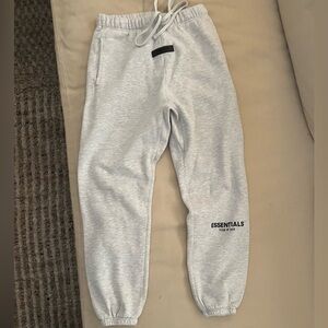 Fear of God Essentials Light Gray Sweatpants